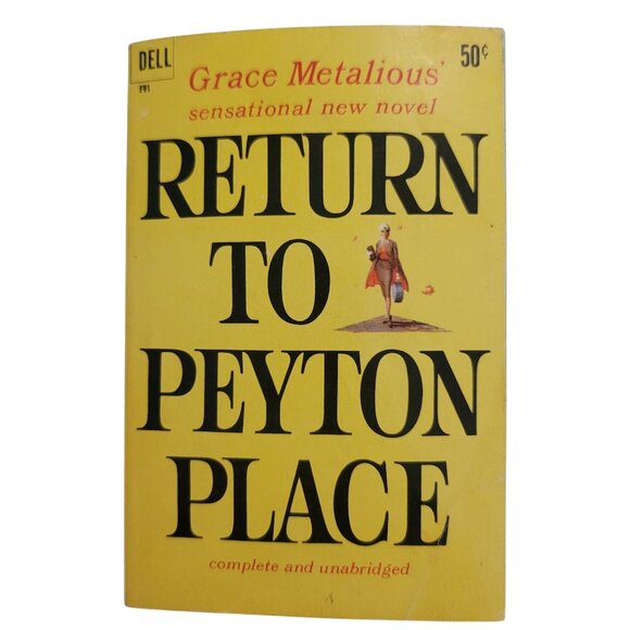 Grace Metalious Return To Peyton Place Paperback First Dell Printing 1960 - Picture 1 of 5